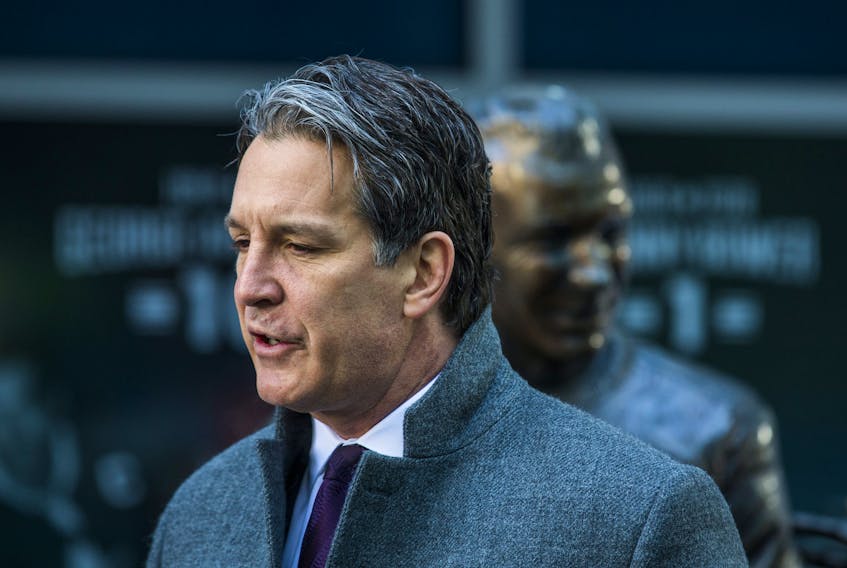 Maple Leafs president Brendan Shanahan (pictured) thought the time to fire head coach Mike Babcock had come. (Ernest Doroszuk/Toronto Sun)