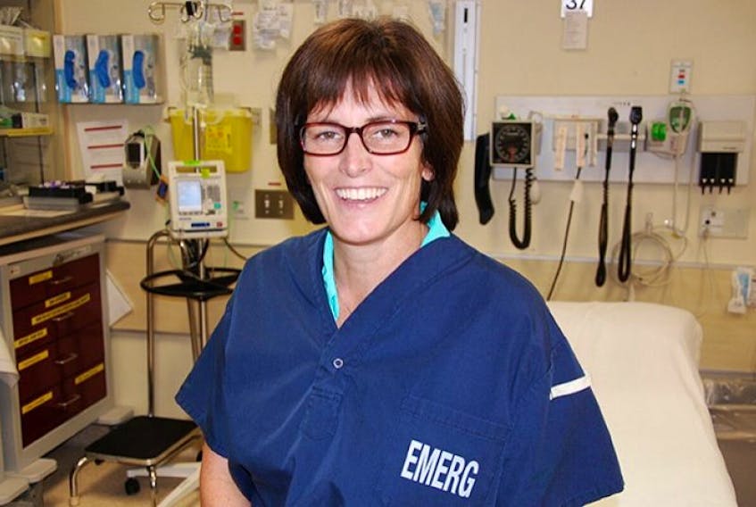 Sharon Hay, a nurse in the QEH emergency department, says receiving the Marjorie Vessey Award for excellence in nursing is "amazing…especially when your peers are the ones nominating you.''