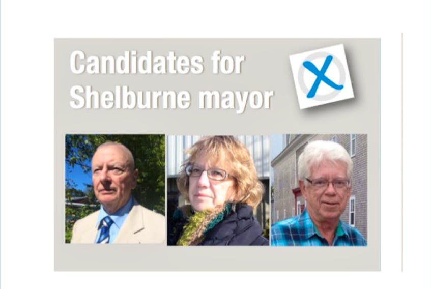 Shelburne mayor candidates: P.G. Comeau, Karen Mattatall, Roy O'Donnell.
