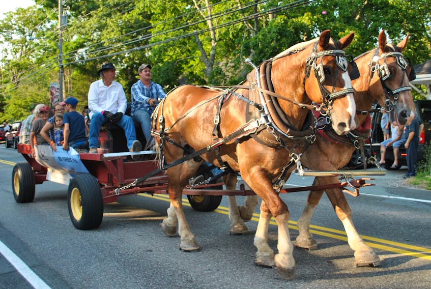 Participating in last year's Shelburne County exhibition parade. This year's parade is on Aug. 6. KATHY JOHNSON PHOTO