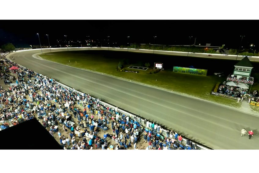 A shot of the crowd at Red Shores at the Charlottetown Driving Park a week ago for Old Home Week racing. Curtis MacDonald/Special to The Guardian