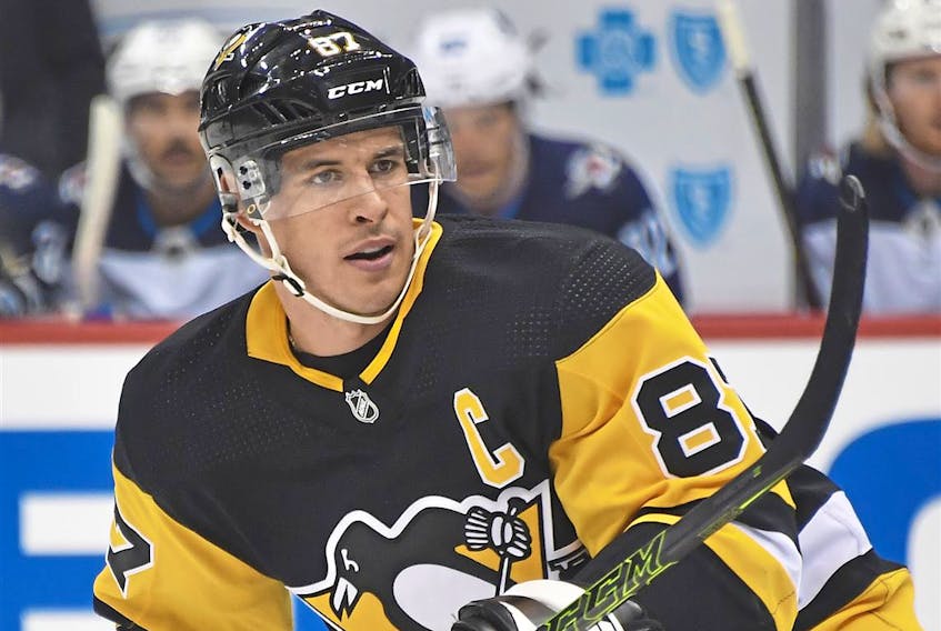 Pittsburgh Penguins captain Sidney Crosby will play his 1,000th NHL game Saturday night against the New York Islanders. (FILE)