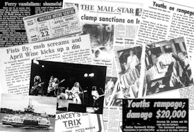 An incident on the ferry from Halifax to Dartmouth made a splash in the headlines 40 years ago this week.