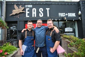 Studio East owner Ray Bear, centre, sold his Halifax restaurant to the Pratt brothers, Andre and Guy, in November 2019. It has reopened after a rent dispute. File