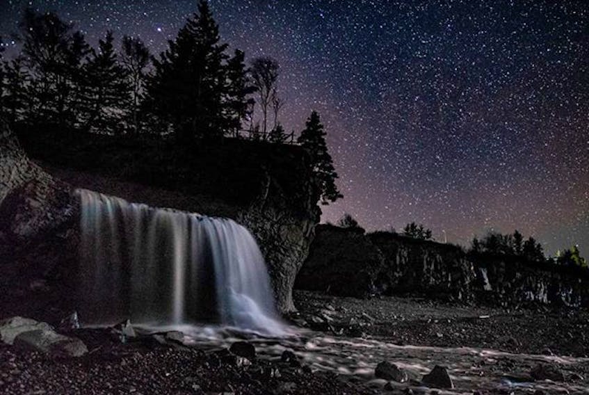 Through the magic of Barry Burgess's lens, we can admire the stunning Margaretsville Falls