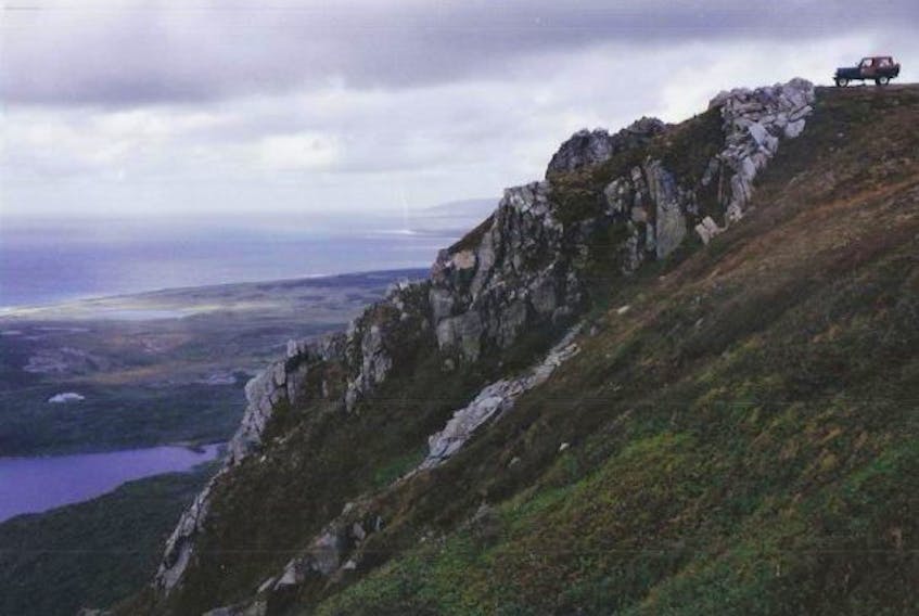 The mouth of the Grand Codroy River is just visible in the centre of this photo taken by Ken Simmons, standing on Table Mountain.