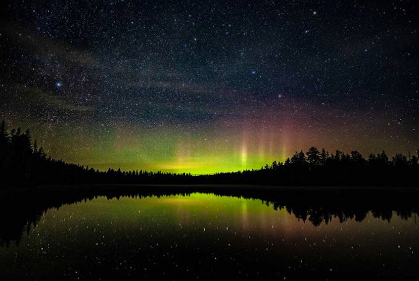Barry Burgess captured the northern lights over Dorey Lake -  not far from Hubbards,  N.S.  - Nov. 4.