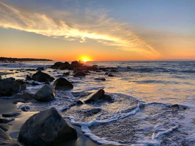 Margie Douglas  - of Truro, N.S. -  recently spent  some time at the stunning White Point Beach Resort on Nova Scotia's South Shore where she captured this sunrise.