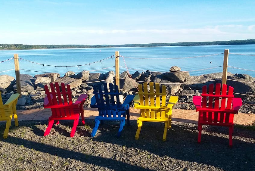 Deb Walsh travelled from Clifton, Maine to this little piece of paradise along the Pictou Harbour in Nova Scotia.