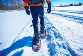 ["Snowshoeing is just one of the activities on tap for this year's Evangeline Winter Carnival."]
