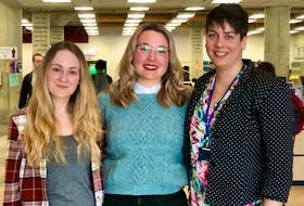 Organizers for next month's first ever Soapbox Science event in Newfoundland and Labrador are (from the left) Özgen Demirkaplan, Christina Prokopenko and Sarah Sauvé. — CONTRIBUTED 