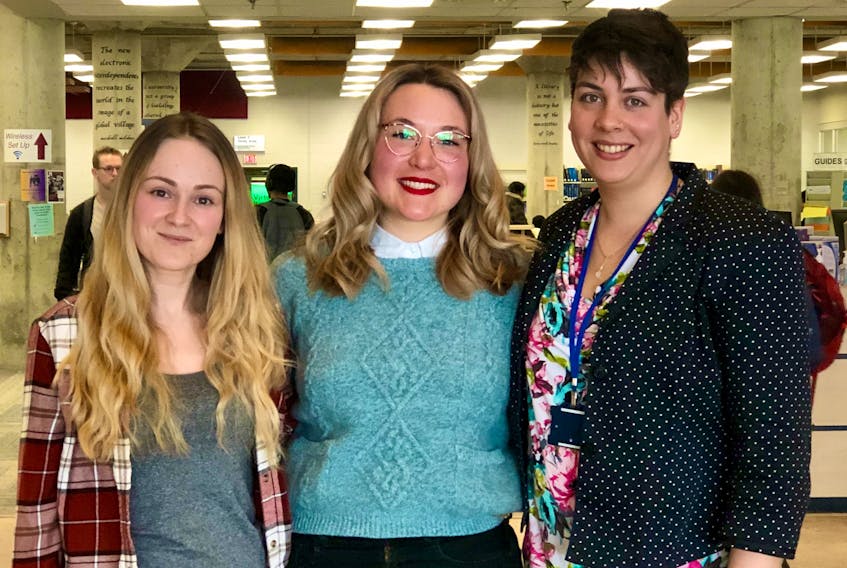 Organizers for next month's first ever Soapbox Science event in Newfoundland and Labrador are (from the left) Özgen Demirkaplan, Christina Prokopenko and Sarah Sauvé. — CONTRIBUTED 