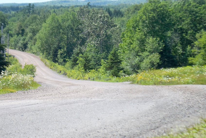 The gravel portion of the Somers Road off Old Highway 104 will be paved soon.