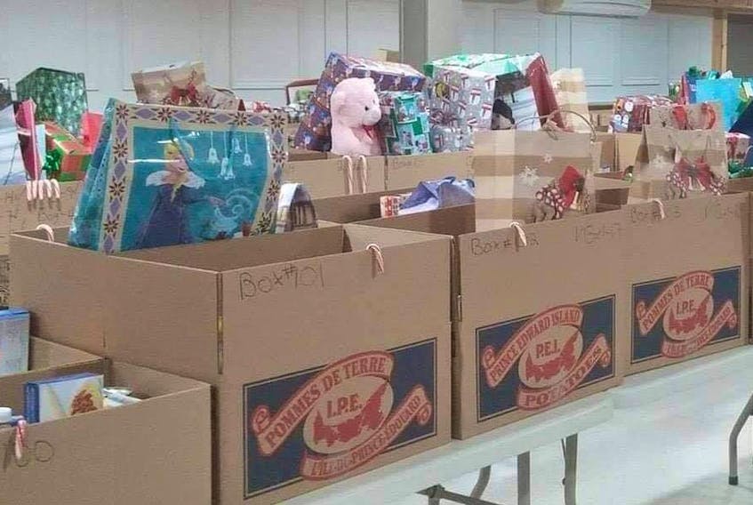 The Souris Lions Club offers up to 125 boxes containing Christmas dinner ingredients and gifts for kids every year.