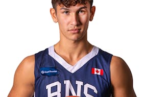 Coby Tunnicliff of Sydney River has committed to Cape Breton Capers men's basketball program for the 2021-22 Atlantic University Sport season. CONTRIBUTED