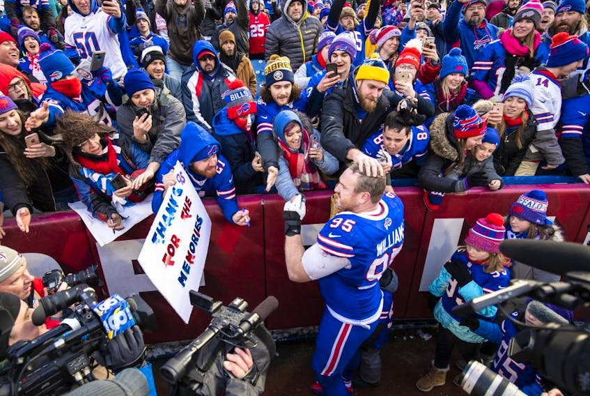 Thousands of Canadians usually are in the crowd at Buffalo Bills home games in Orchard Park, N.Y. 