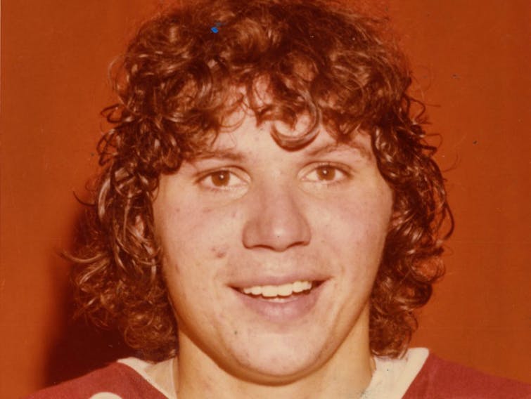 A 1975 photo of Peter Lee of the Ottawa 67s.