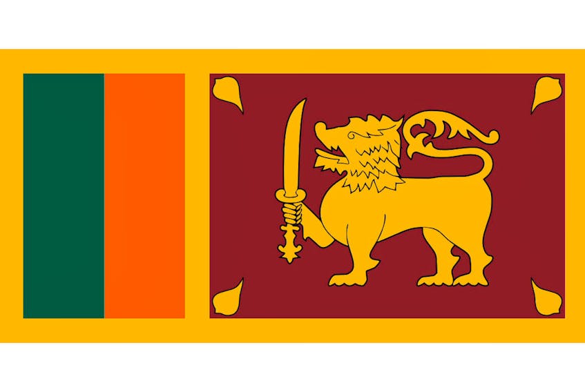 Flag of Sri Lanka.