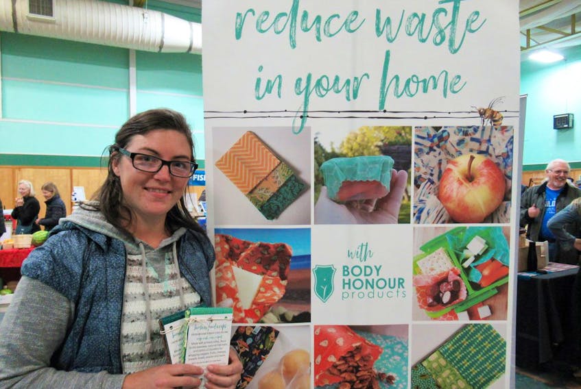 A married mom to two young children, Shannon Shields owns a growing home-based business, Body Honour, that offers cottons and fabrics as alternatives to household single-use plastics. Included in her varied product line are beeswax food wraps, produce bags and cloth pads for women.