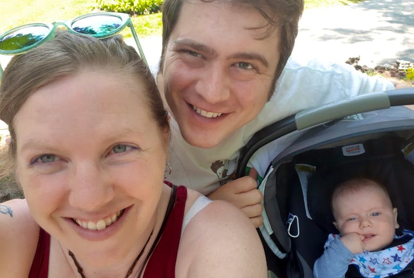 Thomas and Kacy DeLong, pictured with their 18-month-old son, Tobin David DeLong, are taking part in this year’s Kidney Walk in Bridgewater and are encouraging area residents to also come out and show their support.