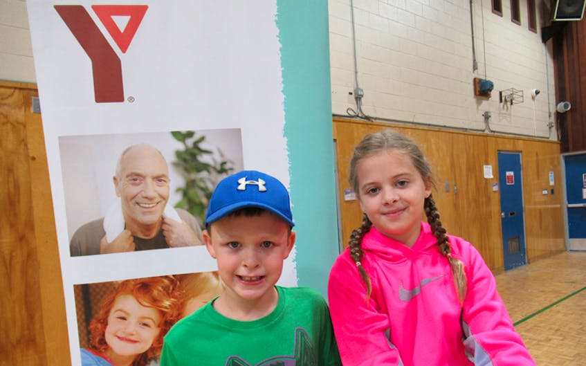 Benjamin Wile and Lily Chapman are both looking forward to the first-ever Kids Triathlon being held by the Lunenburg County YMCA.
