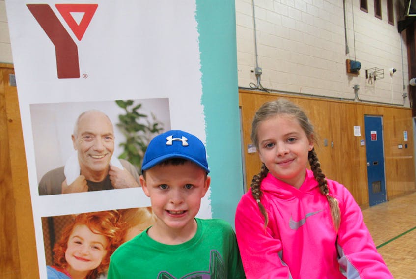 Benjamin Wile and Lily Chapman are both looking forward to the first-ever Kids Triathlon being held by the Lunenburg County YMCA.