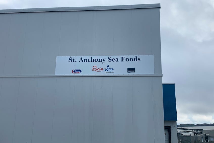 A new sign out front of St. Anthony Seafoods is part of the fish plant's makeover, showing the names of new operators Quin-Sea Fisheries, a subsidiary of the Danish company Royal Greenland. CONTRIBUTED