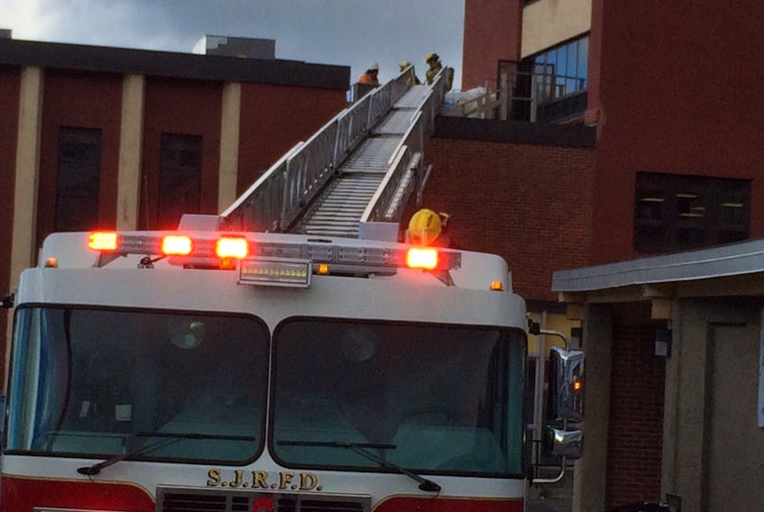 Cuts to St. John’s Regional Fire Department will mean a decrease in ladder truck service for the city. -TELEGRAM FILE PHOTO