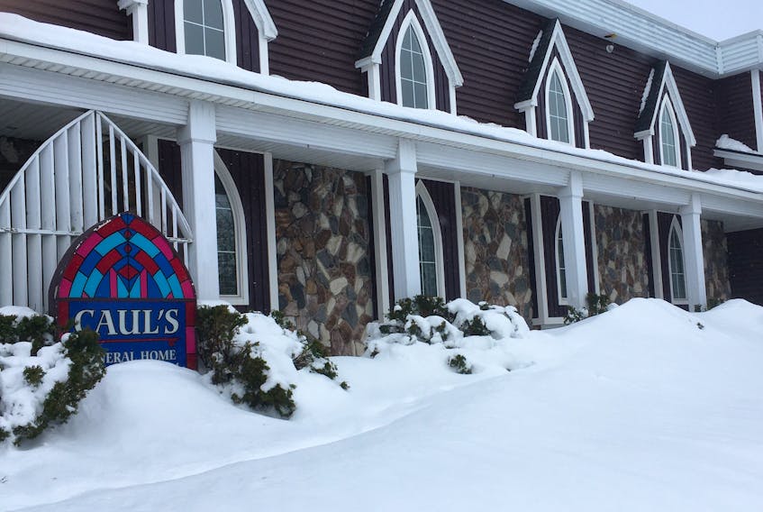 Staff at Caul's Funeral Home believe they should be able to respond to calls where a body needs to be removed from a residence during a state of emergency. ANDREW ROBINSON/THE TELEGRAM