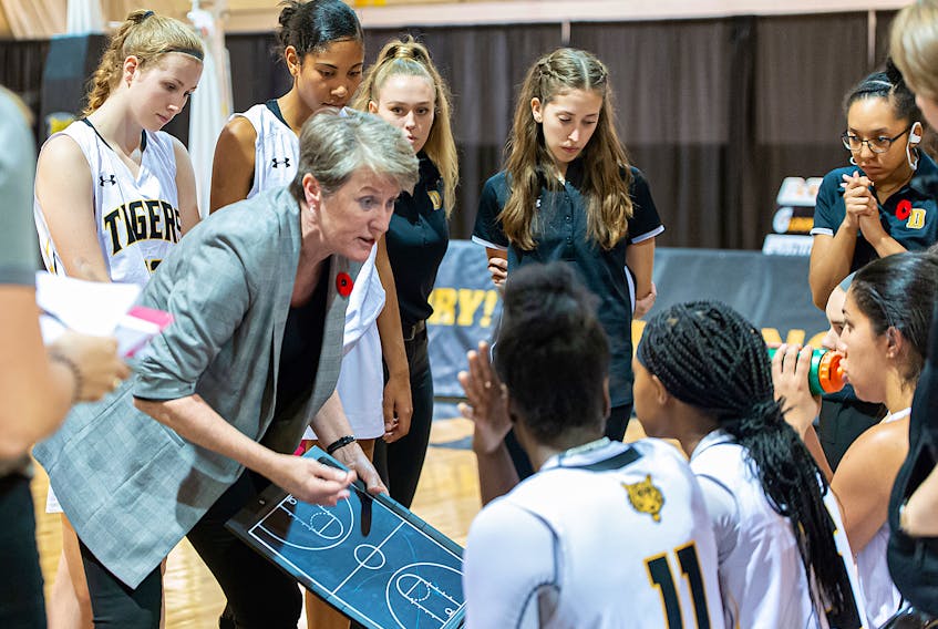 Anna (Pendergast) Stammberger has coached the Dalhousie Tigers women's basketball team since 2009.
