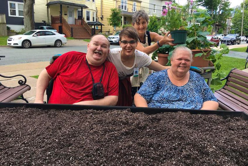 Northwood’s Seeds of Success program participants are all smiles. The unique program offers mental health and wellness support to Northwood In Care Living residents and tenants who reside at Northwood.