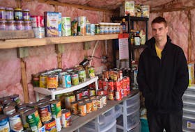 Dustin Madden started a pantry in Stellarton to help people in need in his community. As someone who grew up in poverty, he said he has a heart that wants to help others.