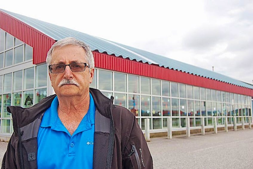 <p>Frank Gale/The Western Star</p>
<p>Bob Byrnes is seen outside the Stephenville Dome, where drinking alcohol in dressing rooms has been banned.</p>