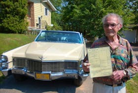 Owner Sterling Hickox is hopeful the car will fetch at least $50,000 with all proceeds from the sale being donated to the Children’s Wish Foundation, P.E.I. chapter.