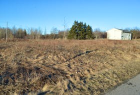 A portion of this lot at the corner of Mackie's Lane in Gardiner Mines is part of the Cape Breton Regional Municipality's property tax tender sale. There are currently 69 properties up for tender, all at a starting bid of $600. Sharon Montgomery-Dupe/Cape Breton Post