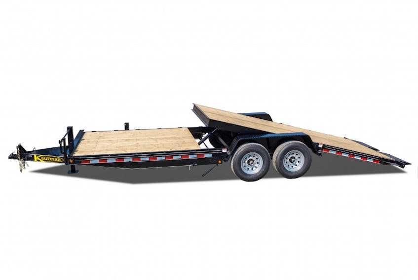 Flat deck trailer