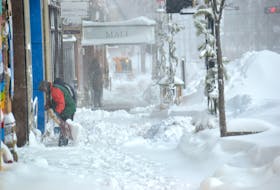 The cleanup begins Monday morning in the aftermath of a winter storm that dumped more than 30 centimetres of snow in Charlottetown.
