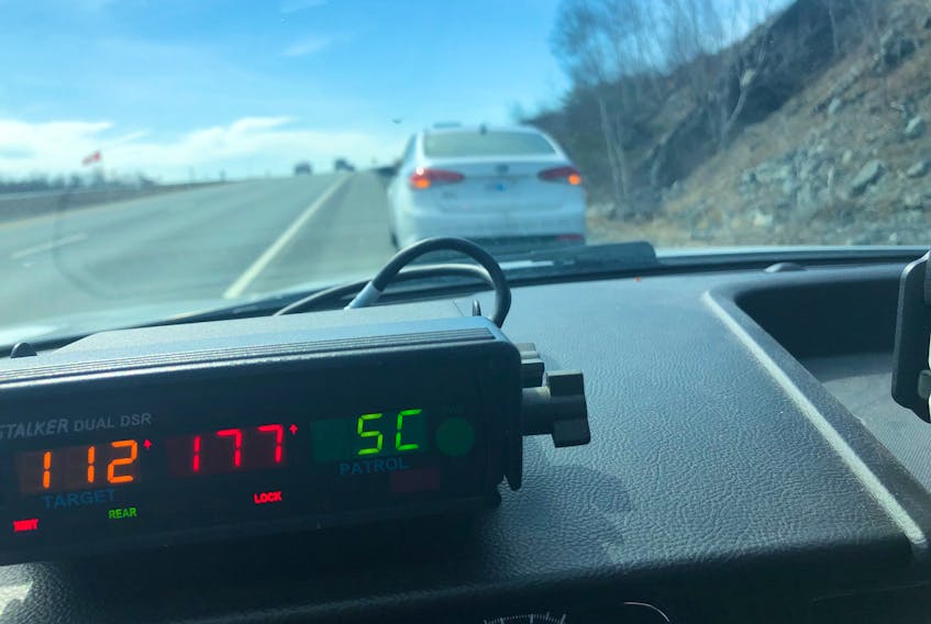 A 19-year-old man was charged with stunting Saturday after he was caught driving his car 177 km/h - 77 km/h over the speed limit - on Highway 102 near Lower Sackville.