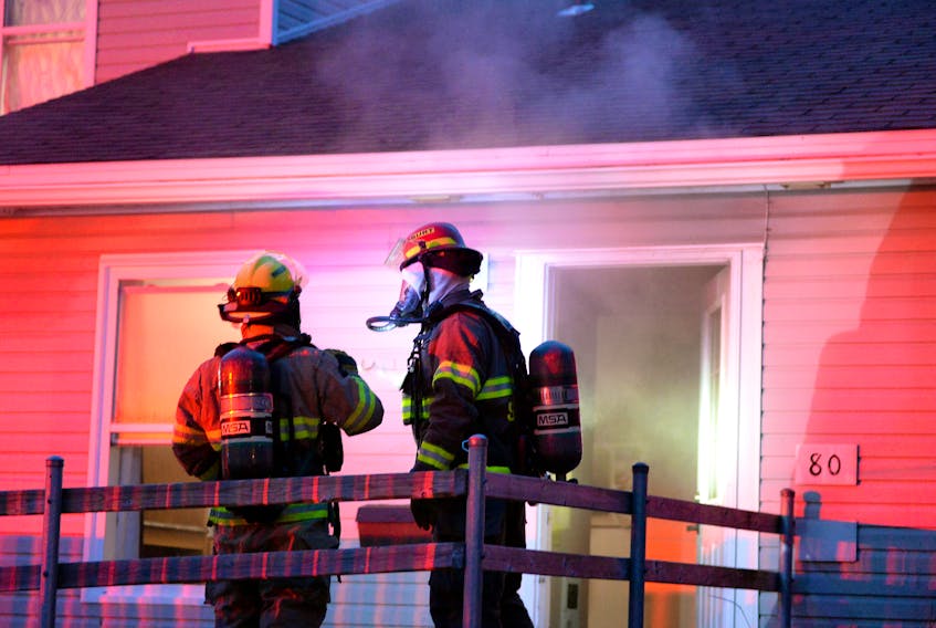 Two people were displaced and three cats were missing following a Sunday night house fire in St. John's. Keith Gosse/The Telegram