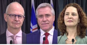 (From left) Progressive Conservative Leader Ches Crosbie, Premier Dwight Ball and NDP Leader Alison Coffin. Telegram file photos