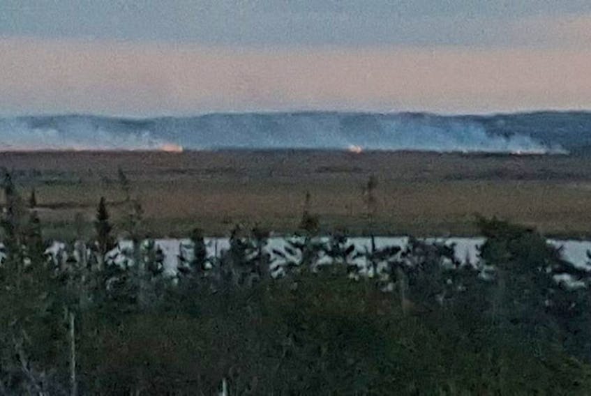 A countryside fire near Grand Bank was a concern for cabin owners in the area this week.