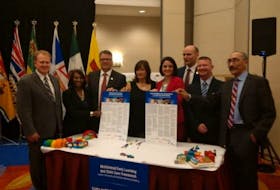 Newfoundland and Labrador Education and Early Childhood Development Minister Dale Kirby (second from right) was in Ottawa today for the signing ceremony of a new a federal-provincial-territorial multilateral early learning and child care framework.