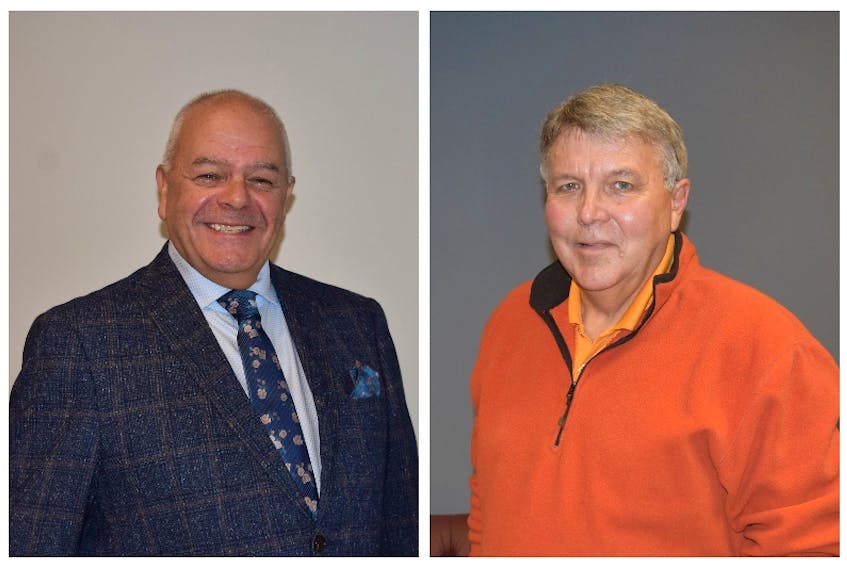 Terry Baillie, left, and Bill Mills are competing to lead the Town of Truro.