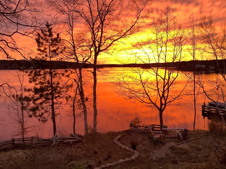 Coral Kincaid snapped this stunning sunset photo last evening in Upper LaHave, N.S. Readers sent many photos to SaltWire Network's chief meteorologist Cindy Day on social media.