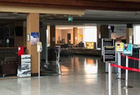 The empty J.A. McCurdy Sydney Airport in May. The airport's future remains a concern for CEO Mike MacKinnon. CAPE BRETON POST