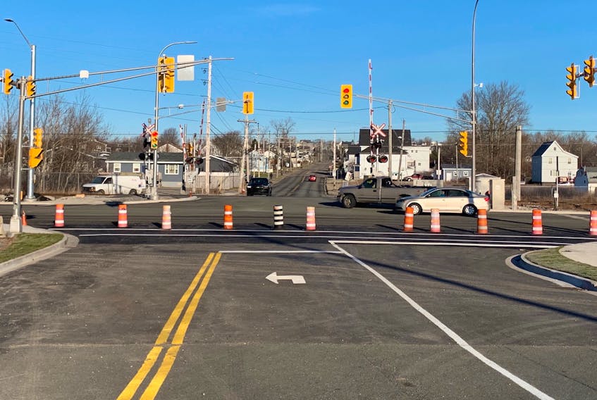 Sydney's so-called "road to nowhere" is set to open by the end of the first week of January. The road, which connects Sydney's Ashby area to Whitney Pier, was constructed in 2013 but has yet to be used as a connector route. DAVID JALA/CAPE BRETON POST