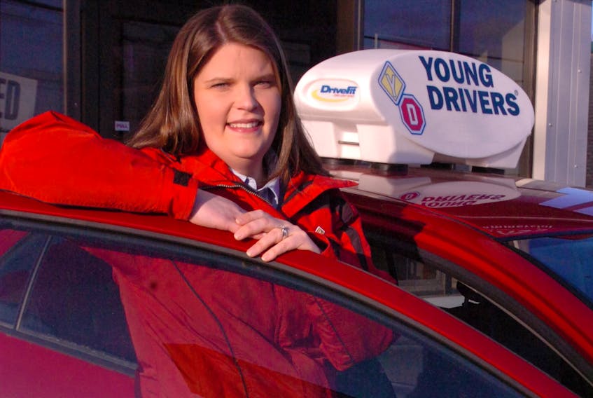 Janet Kent, co-owner of five Young Drivers training schools in Newfoundland and Labrador, is also a full-time educator. -Telegram Archive