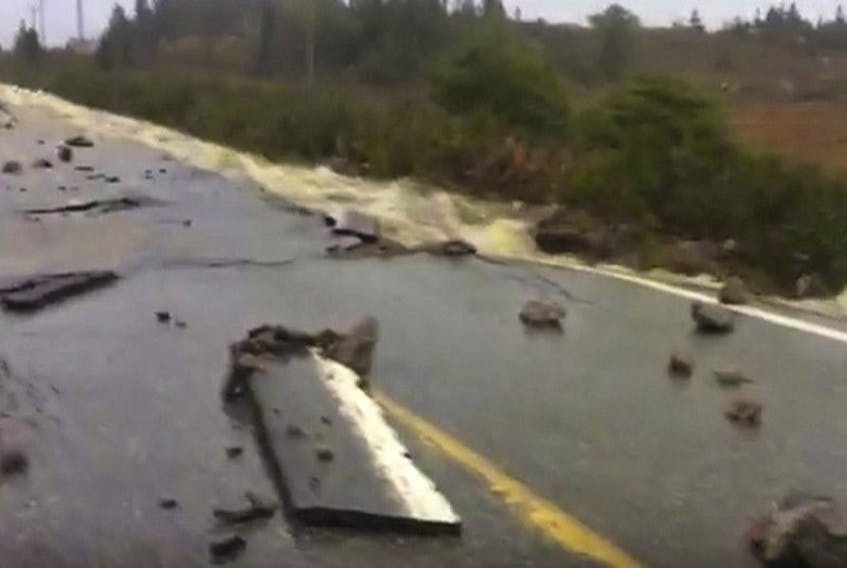 Burgeo Road suffered significant water damage.