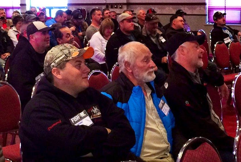 Some of the delegates at the inaugural FISH-NL convention in Gander.