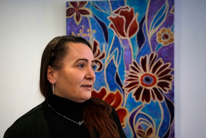 FOR LAMBIE STORY:
Tina Reilly is seen in the lobby of her Halifax apartment building Monday January 4, 2020. She is trying to speed up pardons for nearly 20 yr old convictions.... SEE LAMBIE STORY FOR MORE INFO
TIM KROCHAK PHOTO